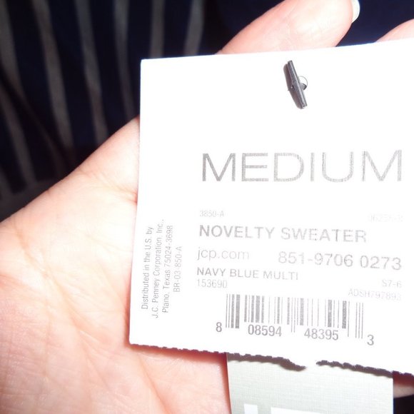 LIZ Claiborne Novelty Sweater Size Medium NWT - Picture 7 of 12